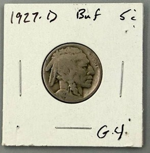 1927D Buffalo Nickle G4