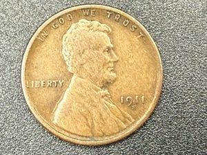1911S Lincoln Penny VG35