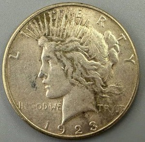 1923S Peace Dollar