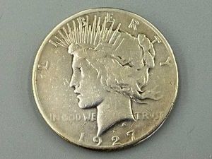 1927 Peace Dollar
