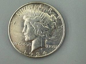 1934 Peace Dollar