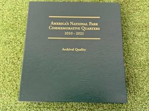 Complete Archival Quality Book of Americas National Park Commemorative Quarters 2010-2021 114 Coins