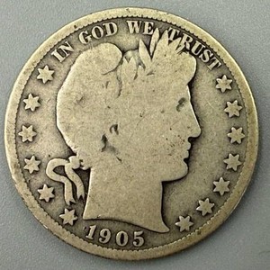 1905 Barber Half Dollar