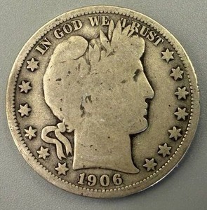 1906O Barber Half Dollar