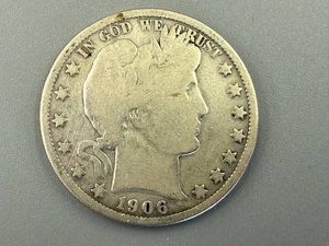 1906S Barber Half Dollar