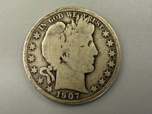 1907 Barber Half Dollar