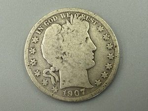 1907D Barber Half Dollar
