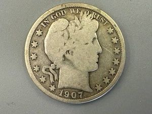 1907S Barber Half Dollar