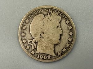 1908D Barber Half Dollar