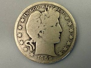 1909S Barber Half Dollar
