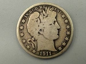1911S Barber Half Dollar