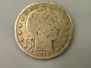 1912 Barber Half Dollar