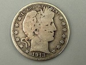 1913 Barber Half Dollar