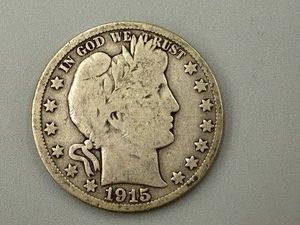 1915D Barber Half Dollar
