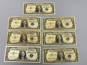 7 1957A Silver Certificates