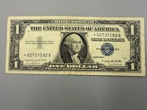 1957 A Star Silver Certificate VF-XF