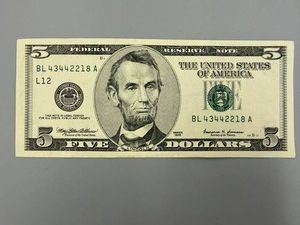 1999 FRN Uncirculated $5 Bill San Francisco