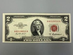 1953A Red Seal $2 Note Uncirculated