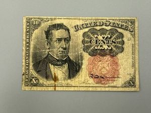 1874 US 10 Cent Fractional Currency 5th Issue