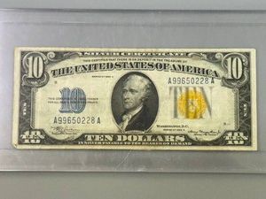 1934A $10 Silver Certificate