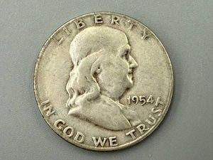 1954S Franklin Half Dollar