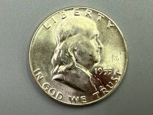 1955 Franklin Half Dollar Proof