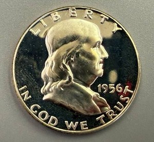 1956 Franklin Half Dollar Proof