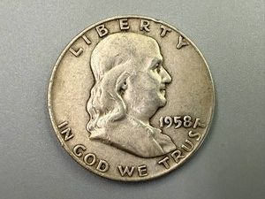 1958D Franklin Half Dollar