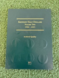 Kennedy Half Dollars Volume 2 Binder 1983-2003 With 31 Coins