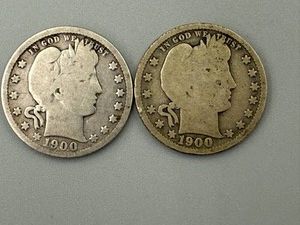 Barber Quarters 1900 & 1900S