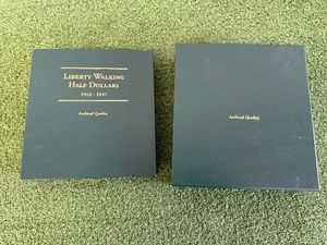 Littleton Archive Quality Booklet Liberty Walking Half Dollars 1916-1947