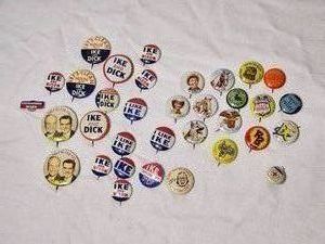 Vintage Collectable Eisenhower Pins