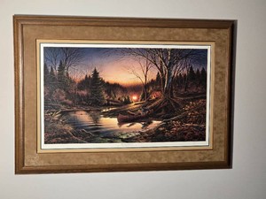 Terry Redlin - Morning Solitude - Signed Numbered Framed Print