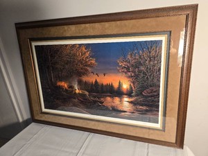 Terry Redlin - Evening Solitude - Signed Numbered Framed Print