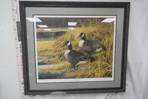 Rendezvous signed and numbered Patrick Wolput 30055050 1999 DU artist of the year Canada 30 x 34 framed and matted