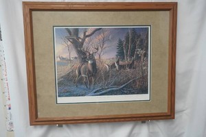 Should have been There signed and numbered by artists James Meger and Bud Grant 4675000 31 x 25 framed and matted