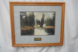 Wild America by Derk Hansen 19 x 25 framed and matted