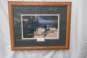 Morning Reflections by Derk Hansen 21 x 17 framed and matted