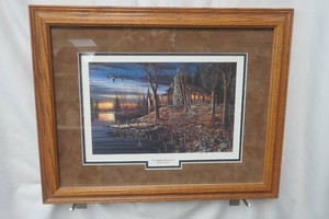 Complete Serenity by Jim Hansel framed and matted 16 x 20.5