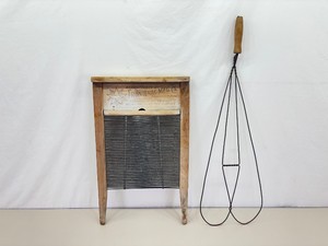 Antique Washboard and Rug Beater