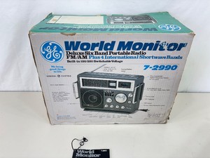 New Old Stock in Original Box General Electric World Monitor #7-2990