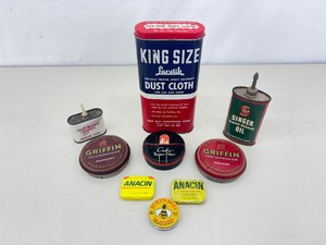 Lot of Collectible Vintage Advertising Tins