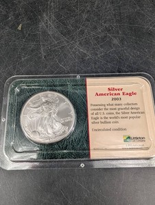 2003 Silver American Eagle One Dollar Coin