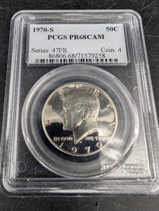 1970-S PCGS PR68CAM Kennedy Half Dollar