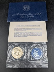 1974 Eisenhower Uncirculated 40% Silver Dollar