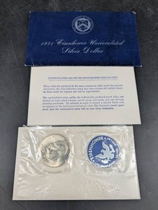 1971 Eisenhower Uncirculated 40% Silver Dollar Set