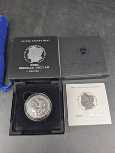 2021 United States Mint Morgan Dollar Denver With COA