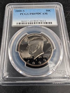 2000-S PCGS PR69DCAM Kennedy Half Dollar