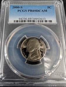 2000-S PCGS PR69DCAM Jefferson 5C