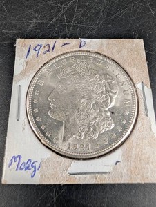 1921-D Morgan United States Silver Dollar